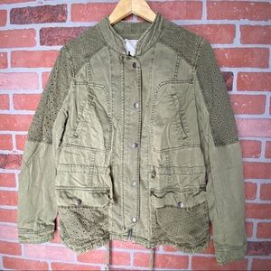 HEI HEI anthropology green jacket size M